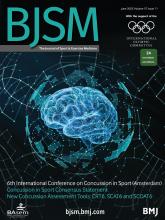 British Journal of Sports Medicine: 57 (11)
